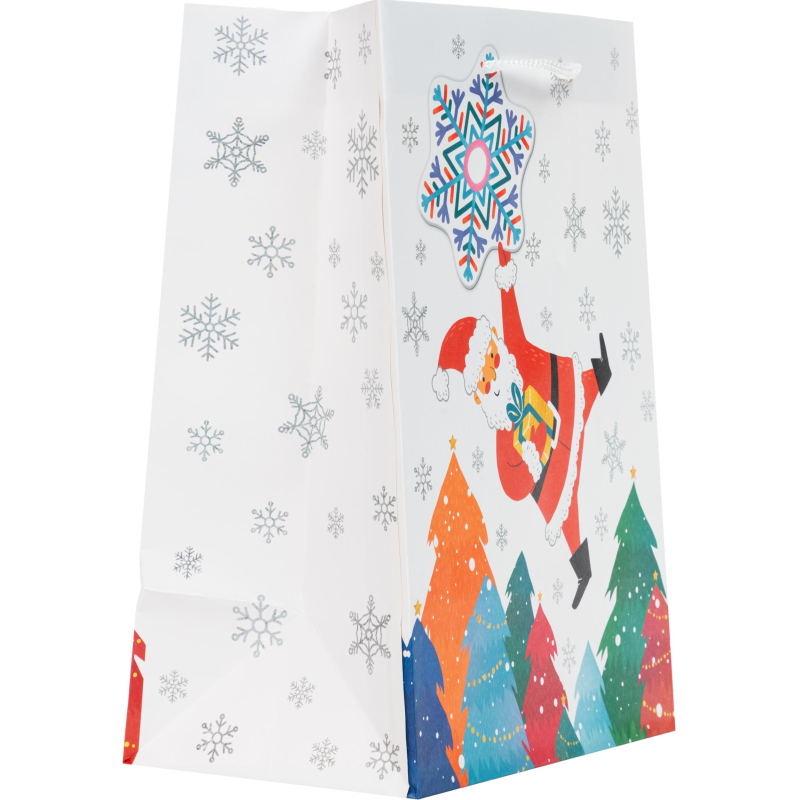 Пакет подарочный Бумажный Magic Pack НГ, 140 г/м2/17,8x22,9x9,8см арт.90127 - фото 4