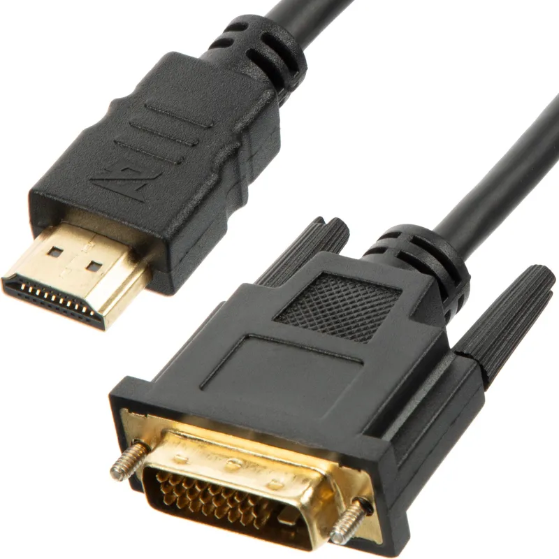 Кабель DVI-HDMI 1.4 M/M, 1.8м, чер (OAVDC004) - фото 1