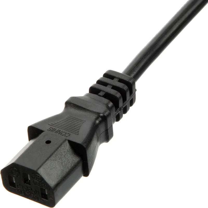 Кабель питания Euro-C13 (F), 10А, 0,75мм2, 1.8м, чер (OPC001) - фото 5