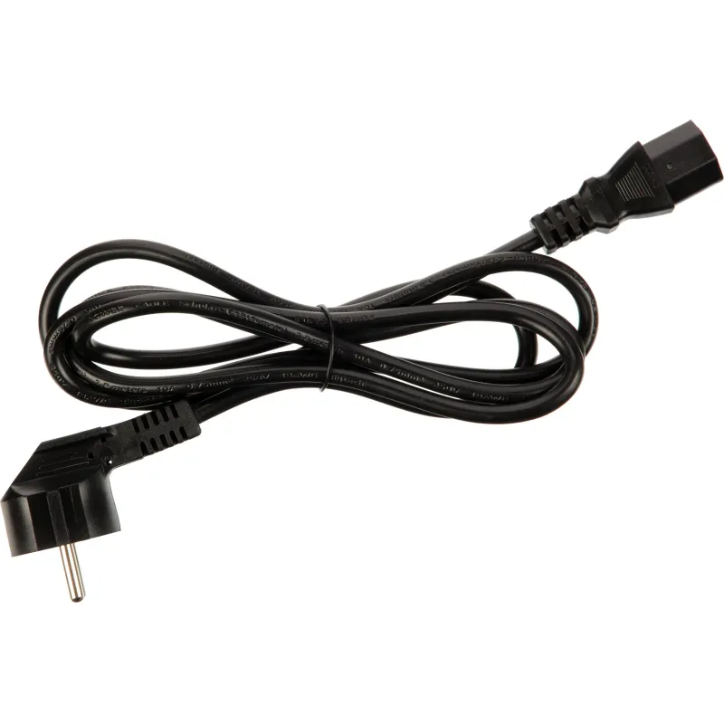 Кабель питания Euro-C13 (F), 10А, 0,75мм2, 1.8м, чер (OPC001) - фото 7