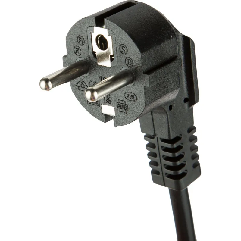 Кабель питания Euro-C13 (F), 10А, 0,75мм2, 1.8м, чер (OPC001) - фото 13