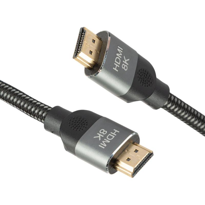 Кабель HDMI 8K 2.1 M/M, 2м, чер (OAVDC0041) - фото 1