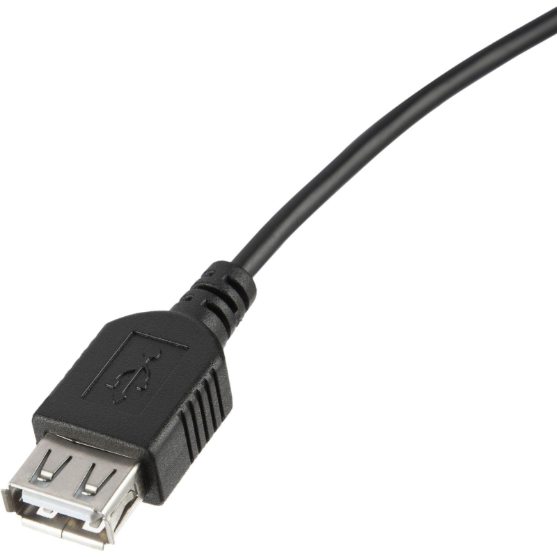 Удлинитель (OAVDC009) USB 2.0 AM/AF, 1.8м, чер - фото 2