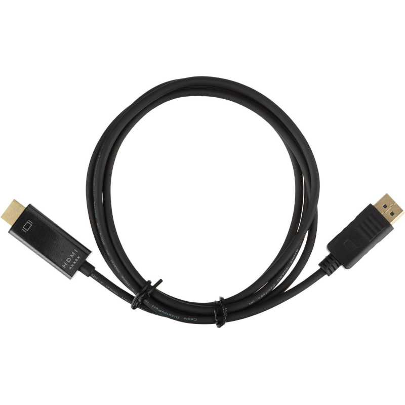 Кабель DisplayPort-HDMI 4K M/M, 1.8м, чер (OAVDC010) - фото 2