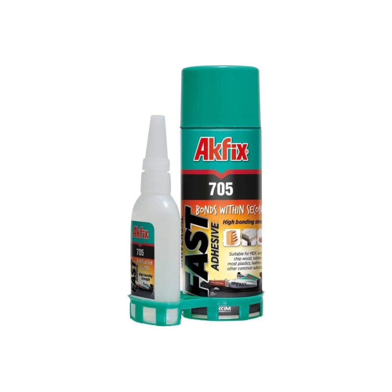 Клей универсальный с активатором Akfix705,50гр+200мл,блст(AN705_50_BLIST) - фото 1