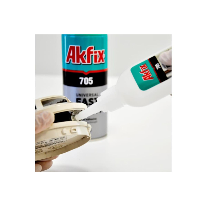 Клей универсальный с активатором Akfix705,50гр+200мл,блст(AN705_50_BLIST) - фото 3