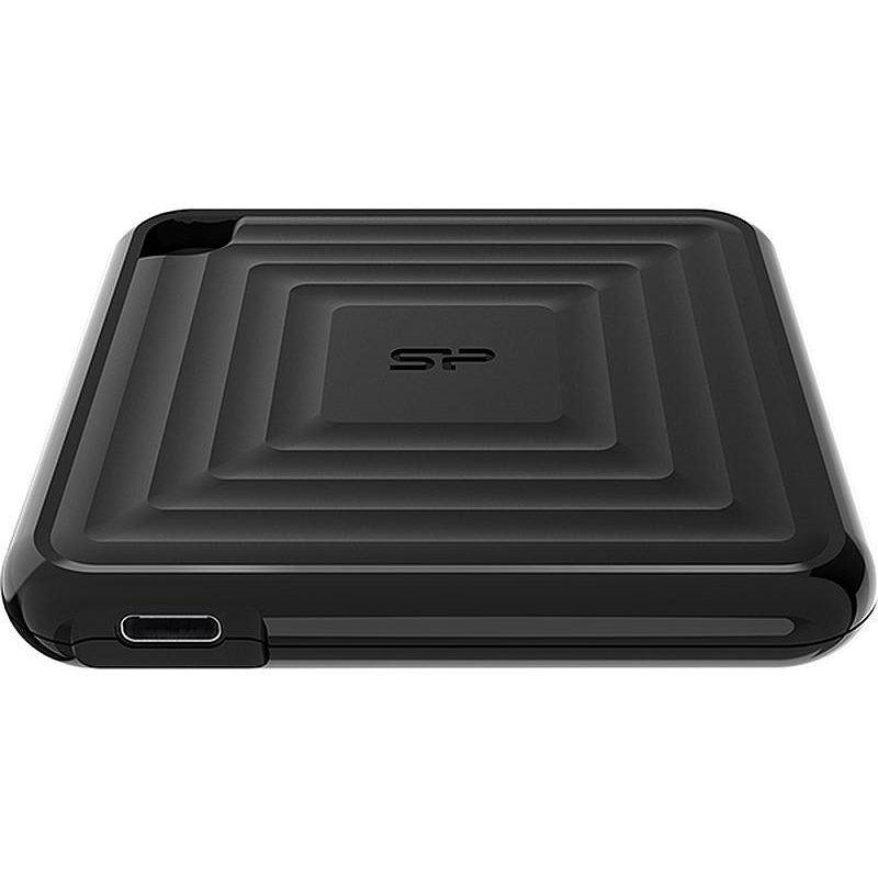 Портативный SSD Silicon Power PC60 1Tb/черный (SP010TbPSDPC60CK) - фото 2