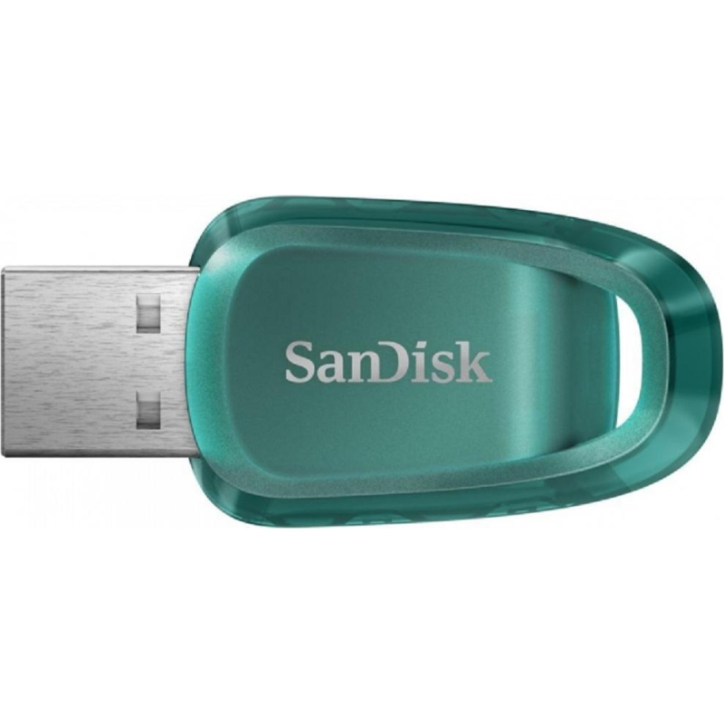 Флеш-память SanDisk CZ96 Ultra Eco 128Gb/USB3.2/Blue-Green(SDCZ96-128G-G46) - фото 1