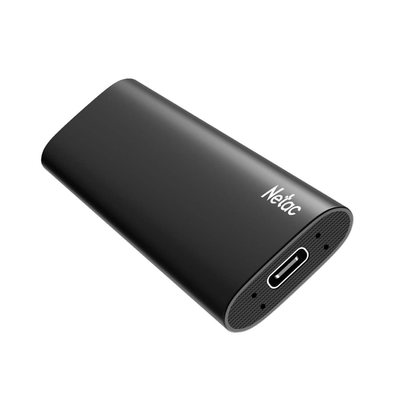 Портативный SSD Netac 128Gb/USB-C/EXT/Black (NT01ZSLIM-128G-32BK) - фото 4