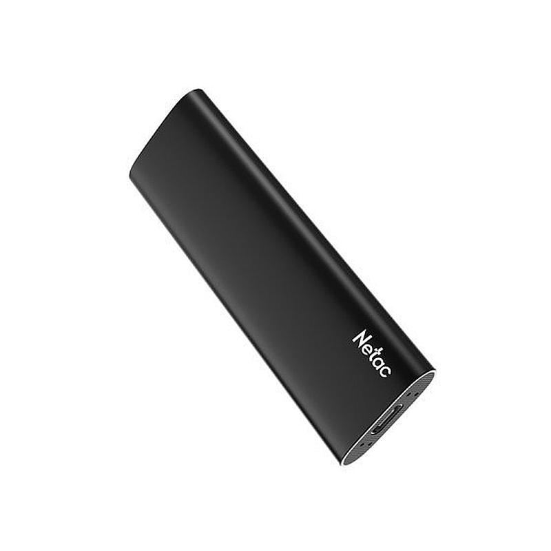 Портативный SSD Netac 250Gb/USB-C/EXT/Black (NT01ZSLIM-250G-32BK) - фото 3