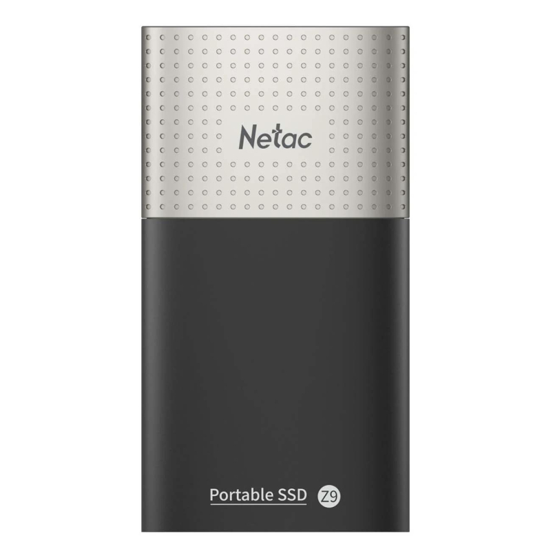 Портативный SSD Netac 500Gb/USB-C/EXT/Black (NT01Z9-500G-32BK) - фото 1