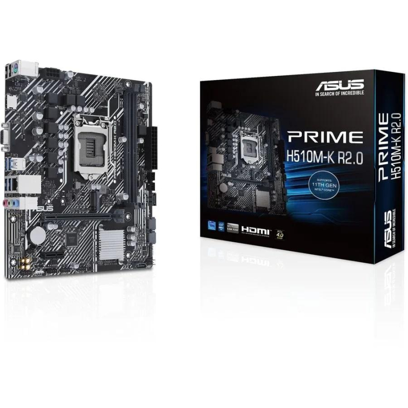 Материнская плата ASUS PRIME H510M-K R2.0 /LGA1200,H470,M.2,HDMI,VGA - фото 5