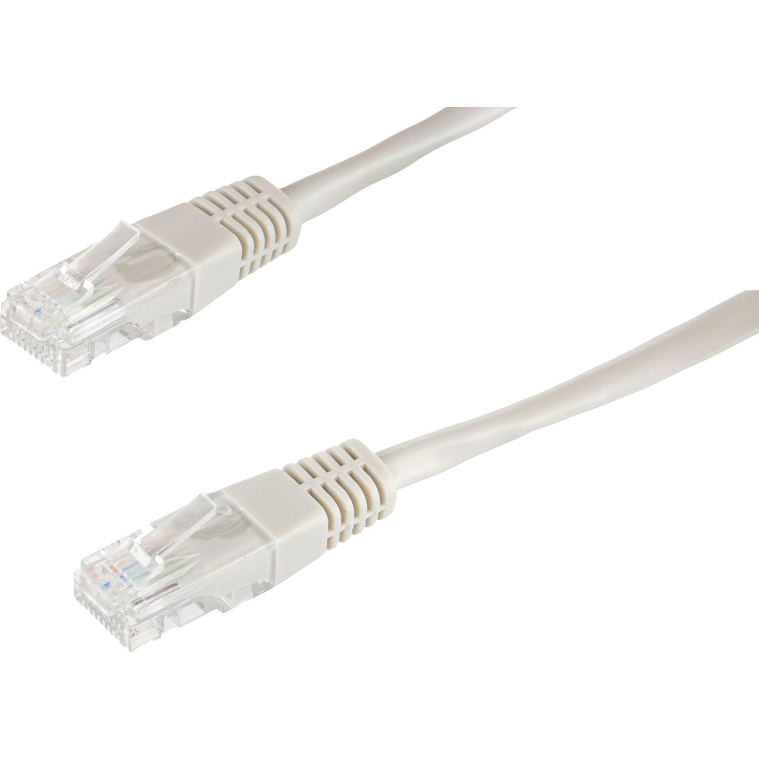 Патч-корд BigTech OPCC001 UTP CCA кат.5e/0.5м/литой/многожильн(серый) - фото 4