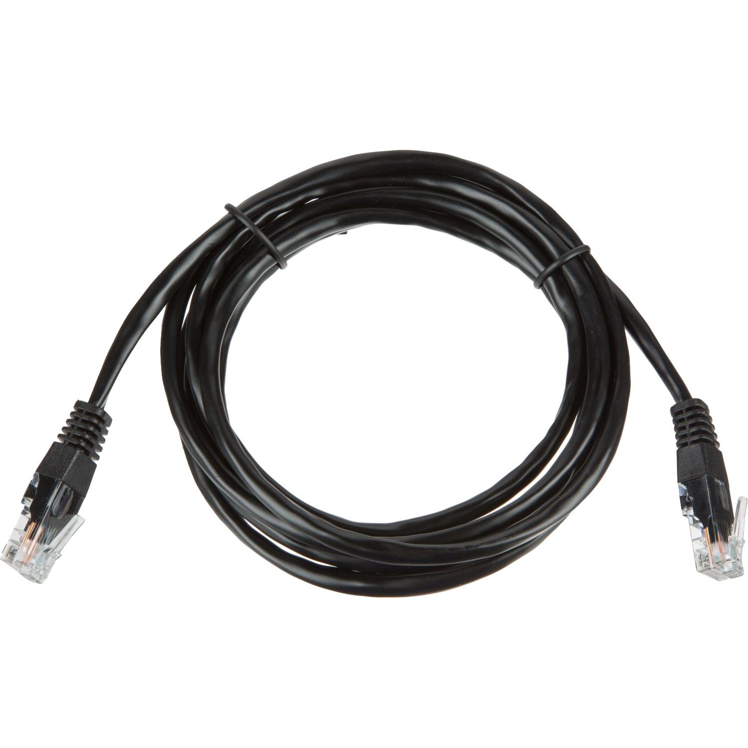 Патч-корд BigTech OPCC009 UTP CCA кат.5e/2м/литой/многожильный (черный) - фото 1