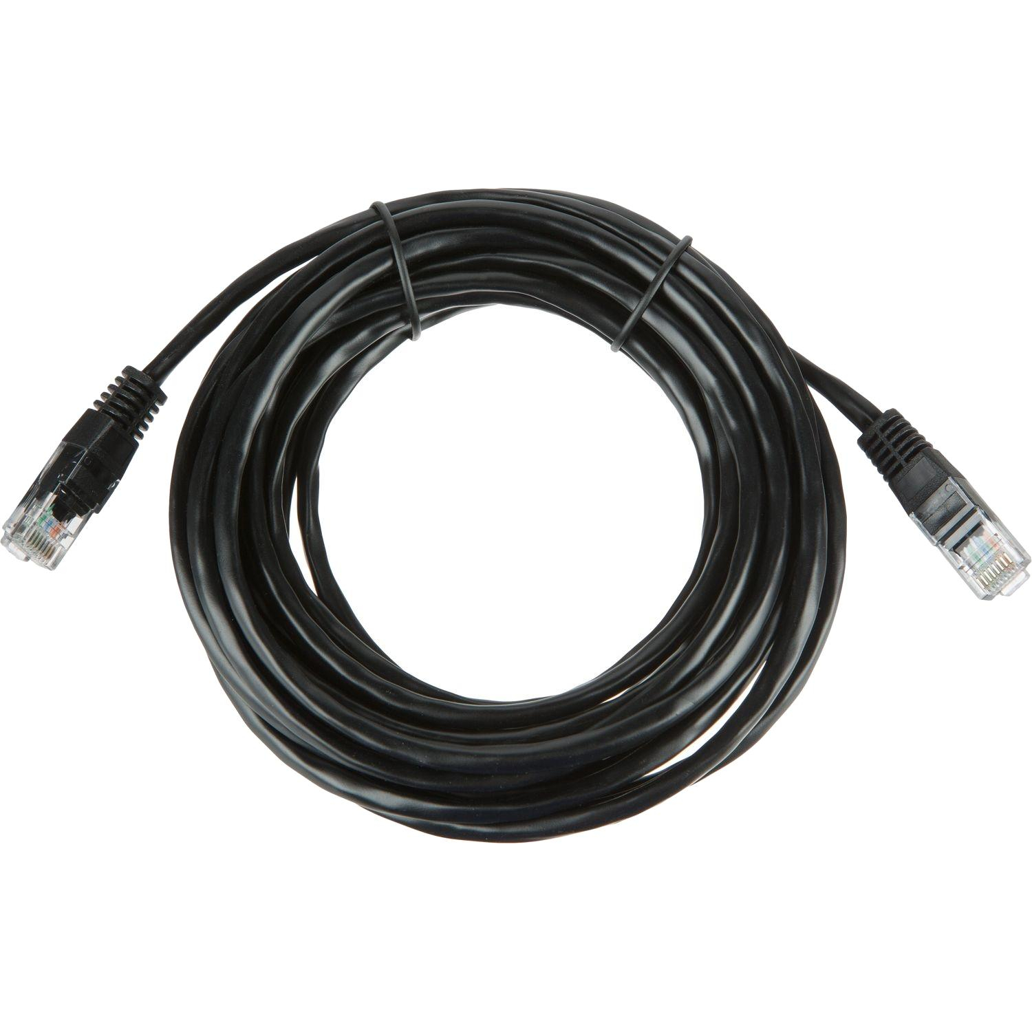 Патч-корд BigTech OPCC011 UTP CCA кат.5e/5м/литой/многожильный (черный) - фото 1