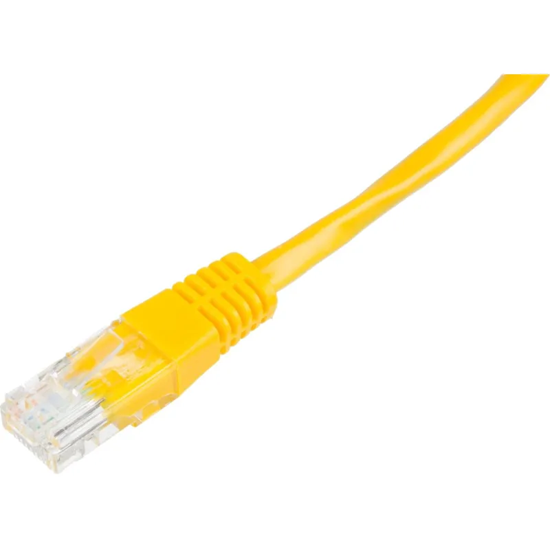 Патч-корд BigTech OPCC023 UTP CCA кат.5e/5м/литой/многожильный (желтый) - фото 6