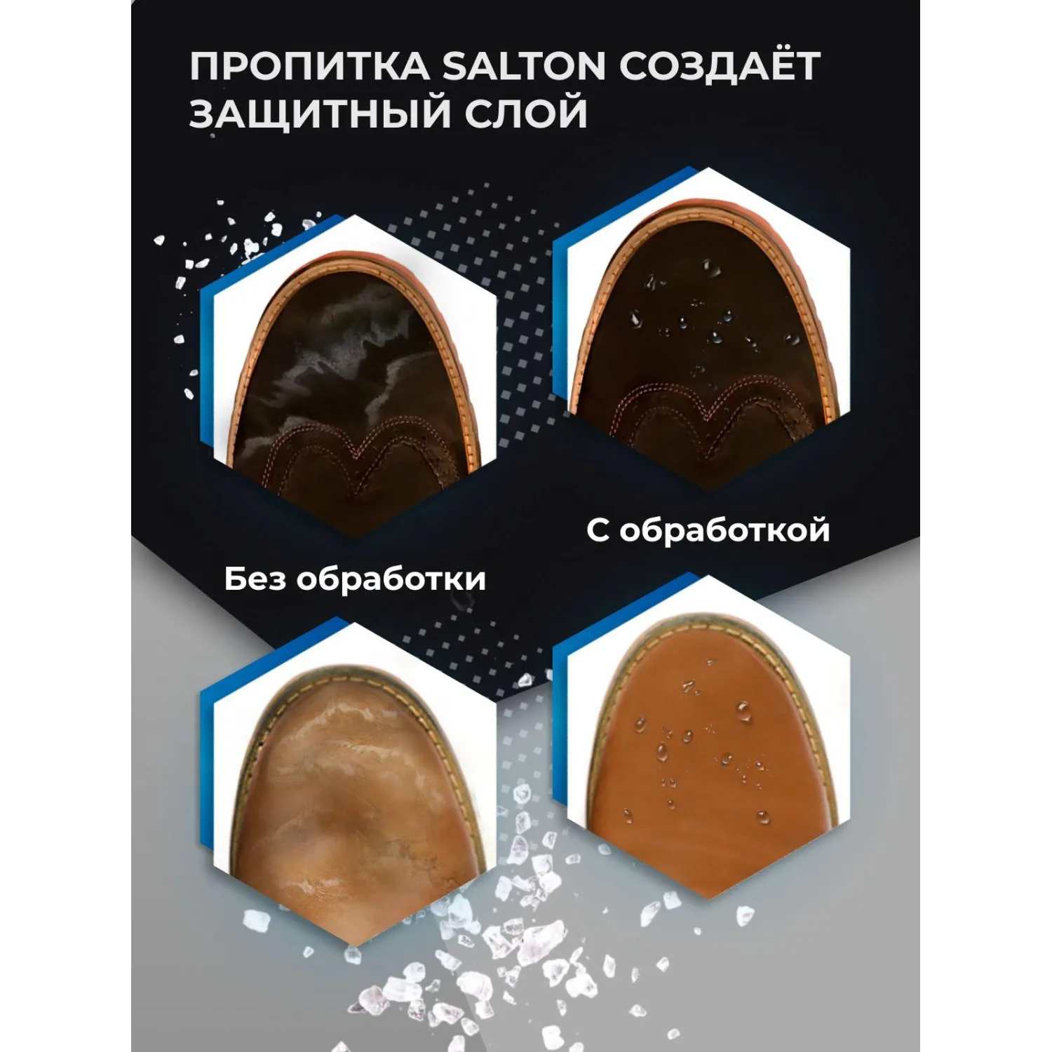Пропитка Защита обуви от реагентов и соли, 190 мл (6), SALTON EXTREME - фото 4