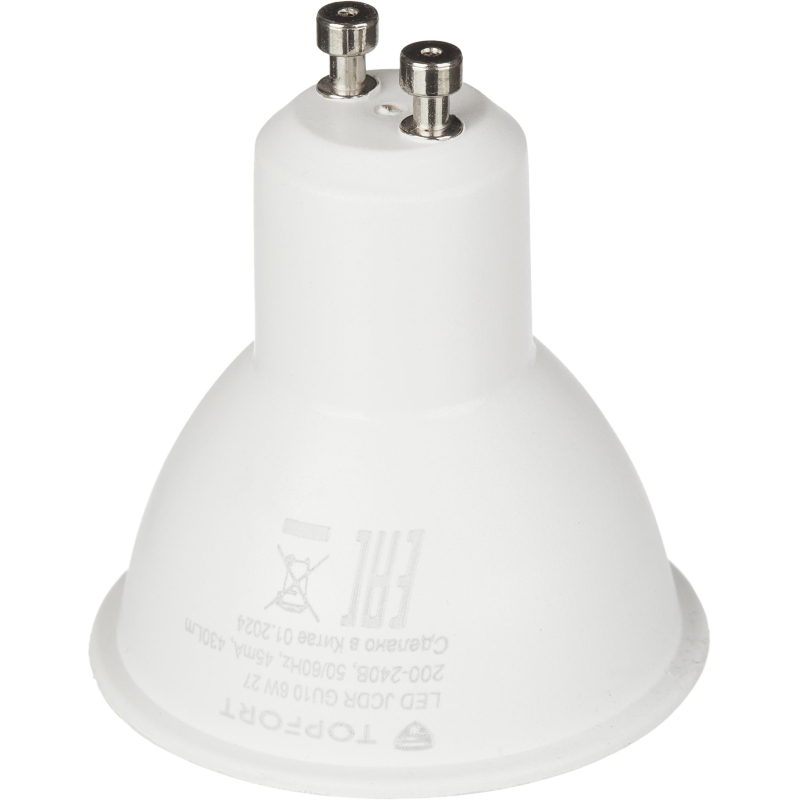 Лампа светодиодная Topfort GU10 6W 2700K - фото 3