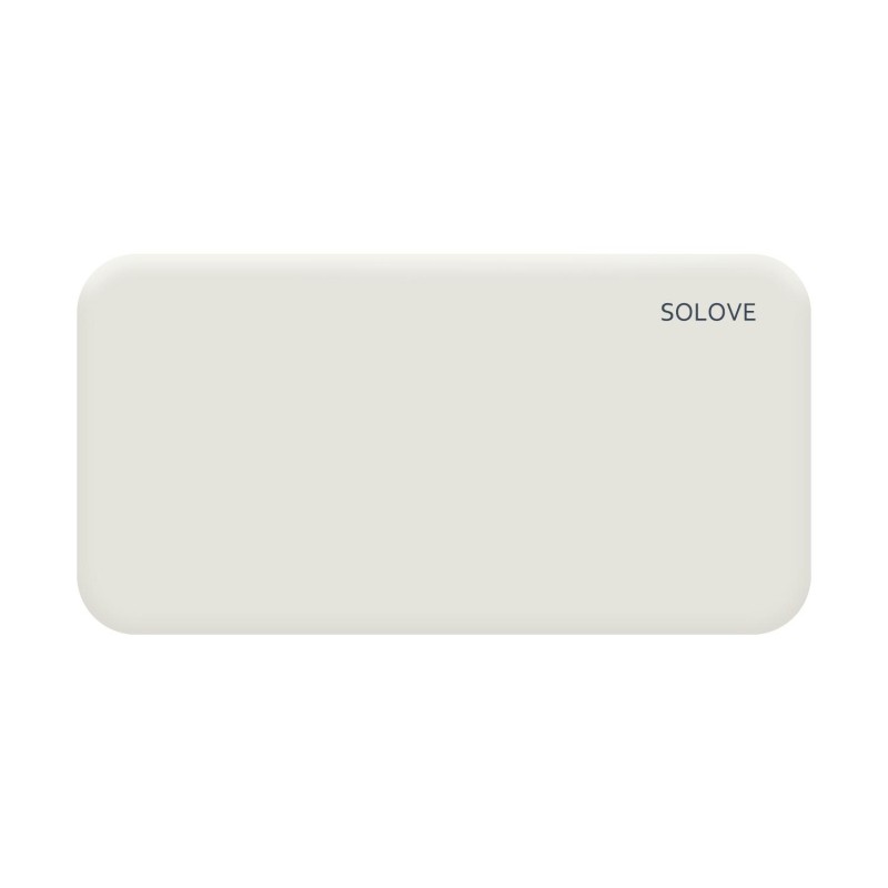 Внешний аккумулятор SOLOVE (Mi) 001M+ 10000mAh, кожаный чехол, белый - фото 1