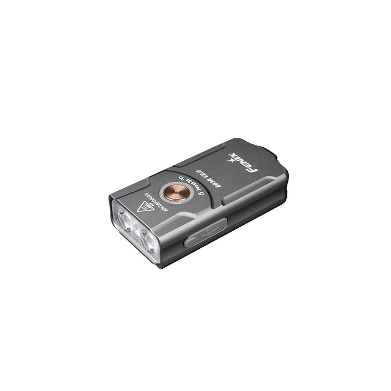 Фонарь брелок Fenix  E03R EDC V2.0  Gray - фото 1
