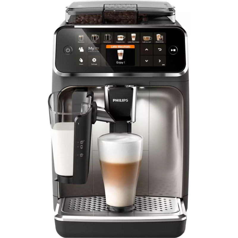 Кофемашина Philips EP5444/90 1500 Вт,15 Бар,1.8 л, дисплей, черный - фото 2