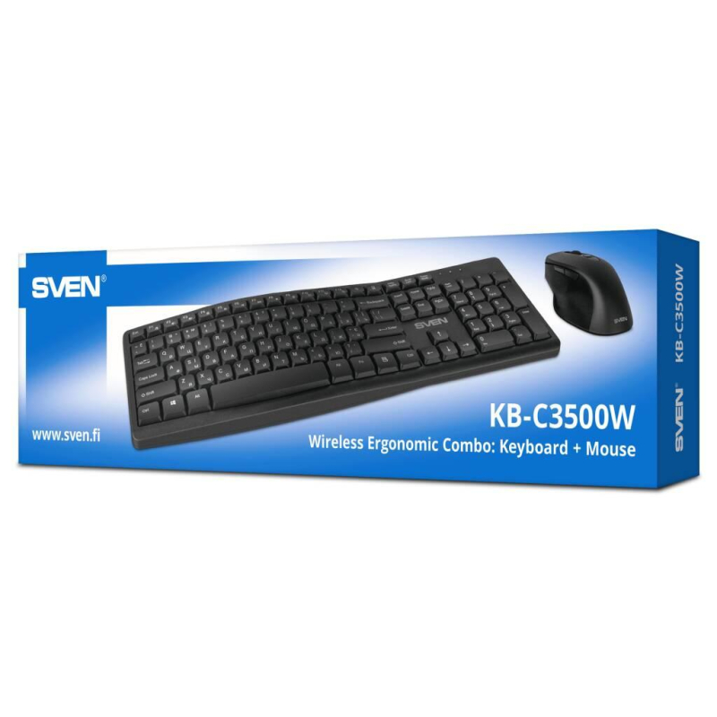 Набор клавиатура+мышь Sven KB-C3500W (SV-021108) - фото 6