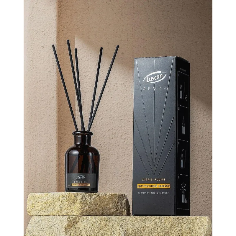 Аромадиффузор с палочками Luscan Цитрусовый шлейф 50 мл - фото 7