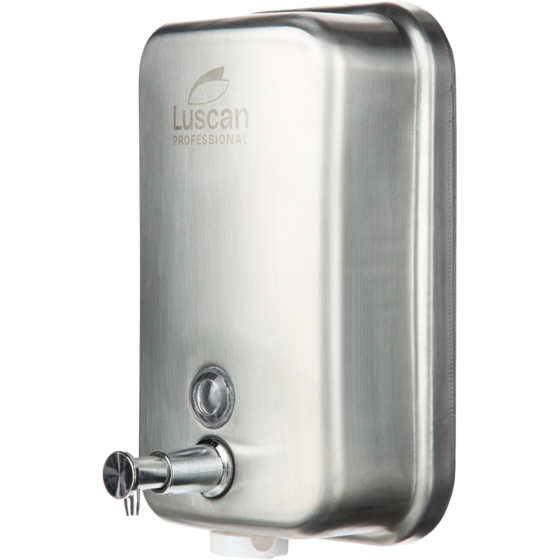 Дозатор для жидкого мыла Luscan Professional 1000 мл металл - фото 1