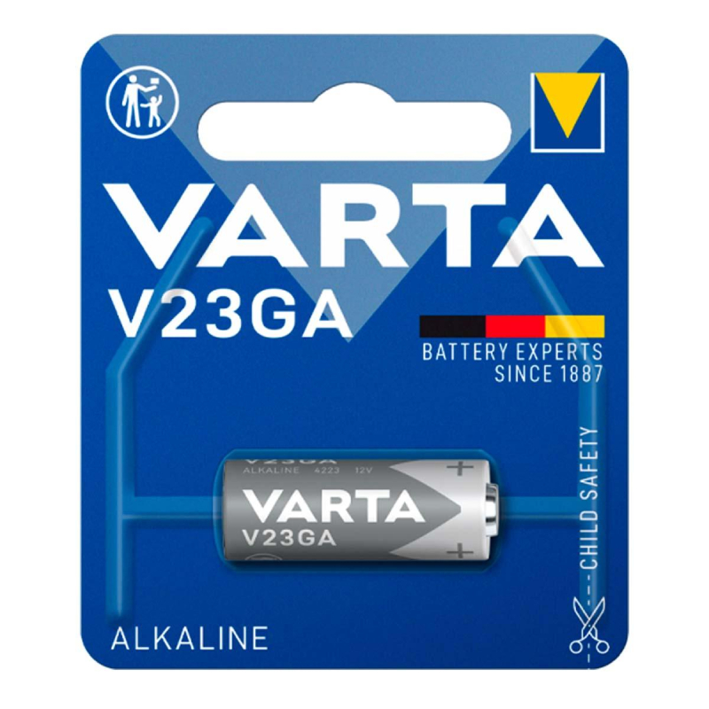 Батарейка Varta ELECTRONICS LR23/V23GA/A23/MN21 BL1 Alkaline 12V (4223) - фото 1