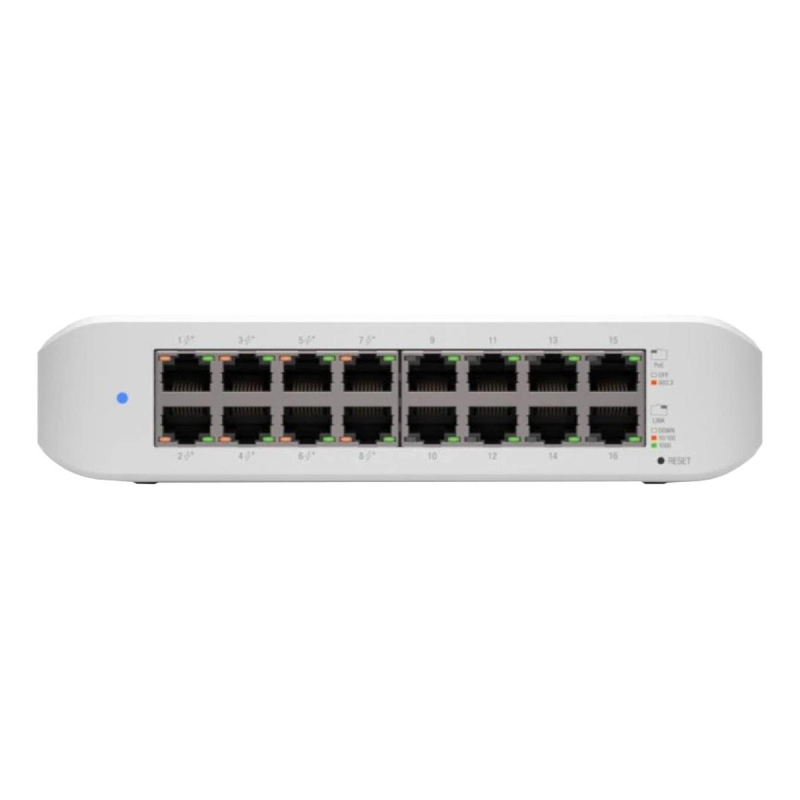 Коммутатор PoE Ubiquiti UniFi Switch Lite 16 PoE (USW-Lite-16-POE), 16х 1G - фото 2