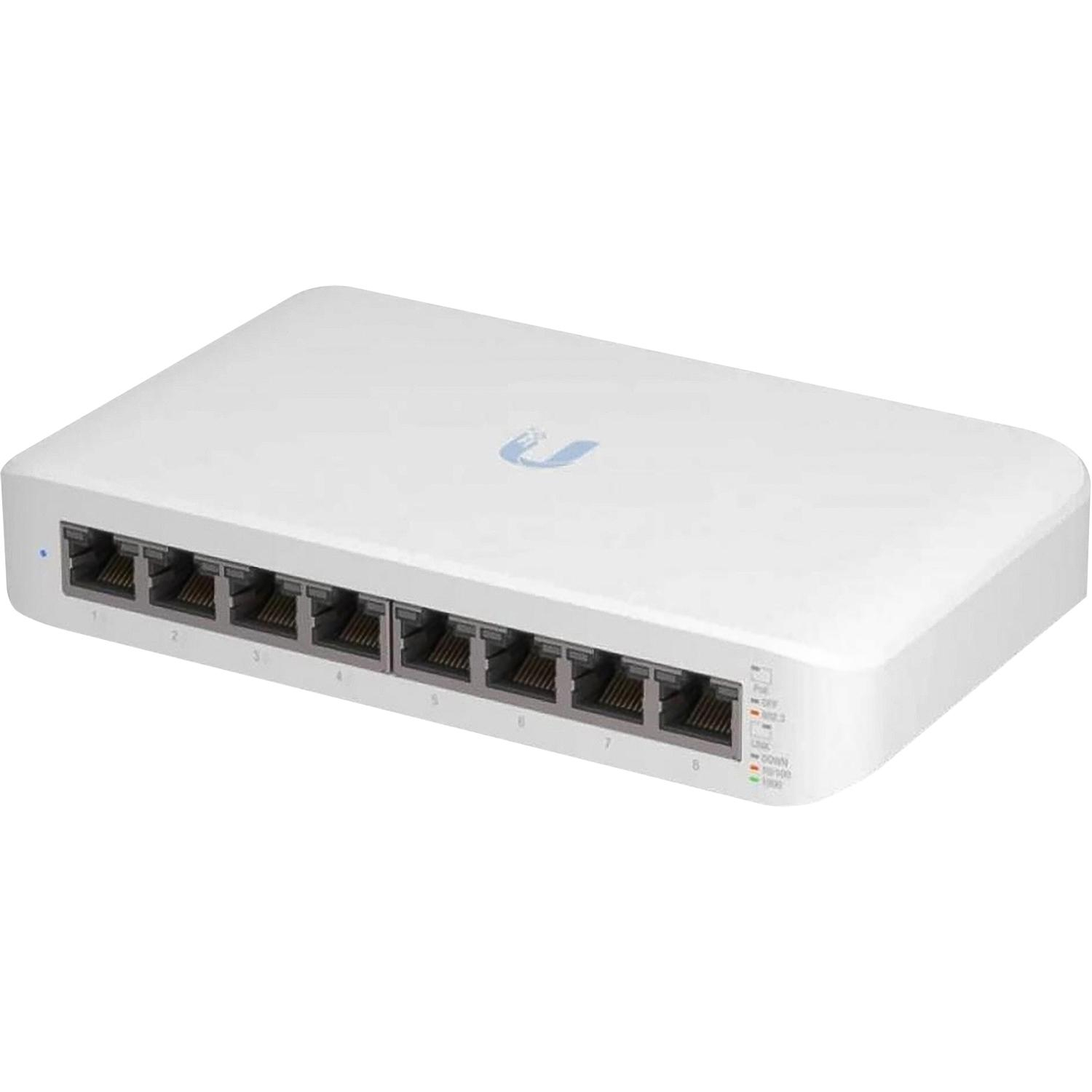 Коммутатор PoE Ubiquiti UniFi Switch Lite 8 PoE (USW-Lite-8-PoE), 8х1G RJ45 - фото 1