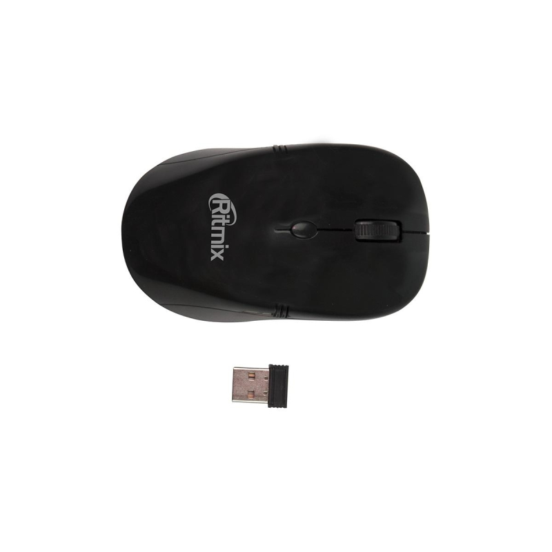 Мышь компьютерная RITMIX RMW-111 Black 1000/1600/2000dpi (15118174) - фото 3