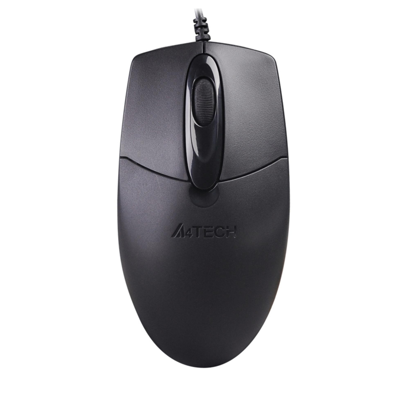 Мышь компьютерная A4Tech OP-720S черный (1200dpi) silent USB/3but - фото 2