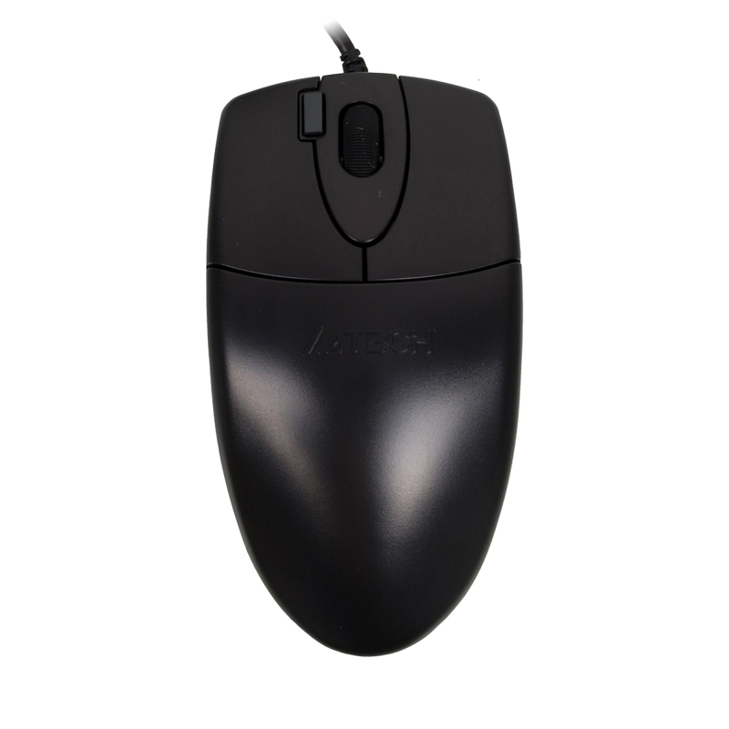 Мышь компьютерная A4Tech OP-620DS черный (1200dpi) silent USB (4but) - фото 2