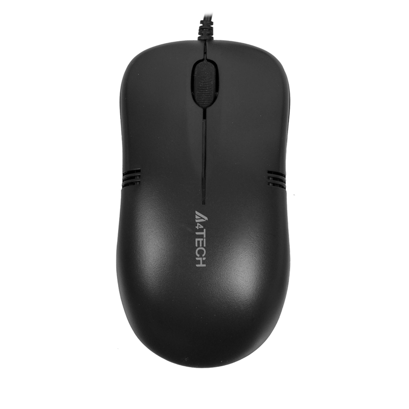Мышь компьютерная A4Tech OP-560NUS черный (1200dpi) silent USB/3but - фото 2