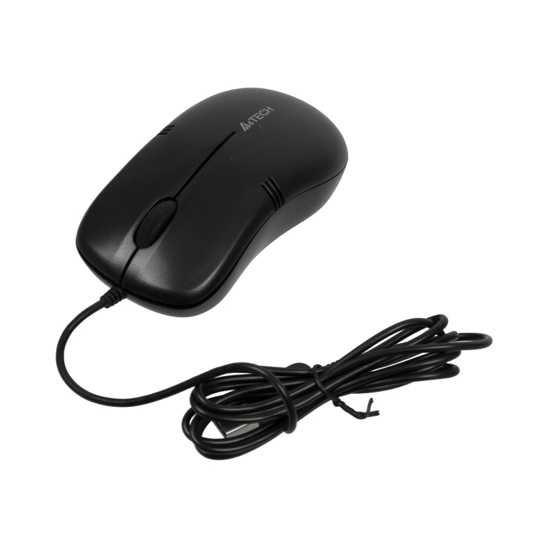 Мышь компьютерная A4Tech OP-560NUS черный (1200dpi) silent USB/3but - фото 6