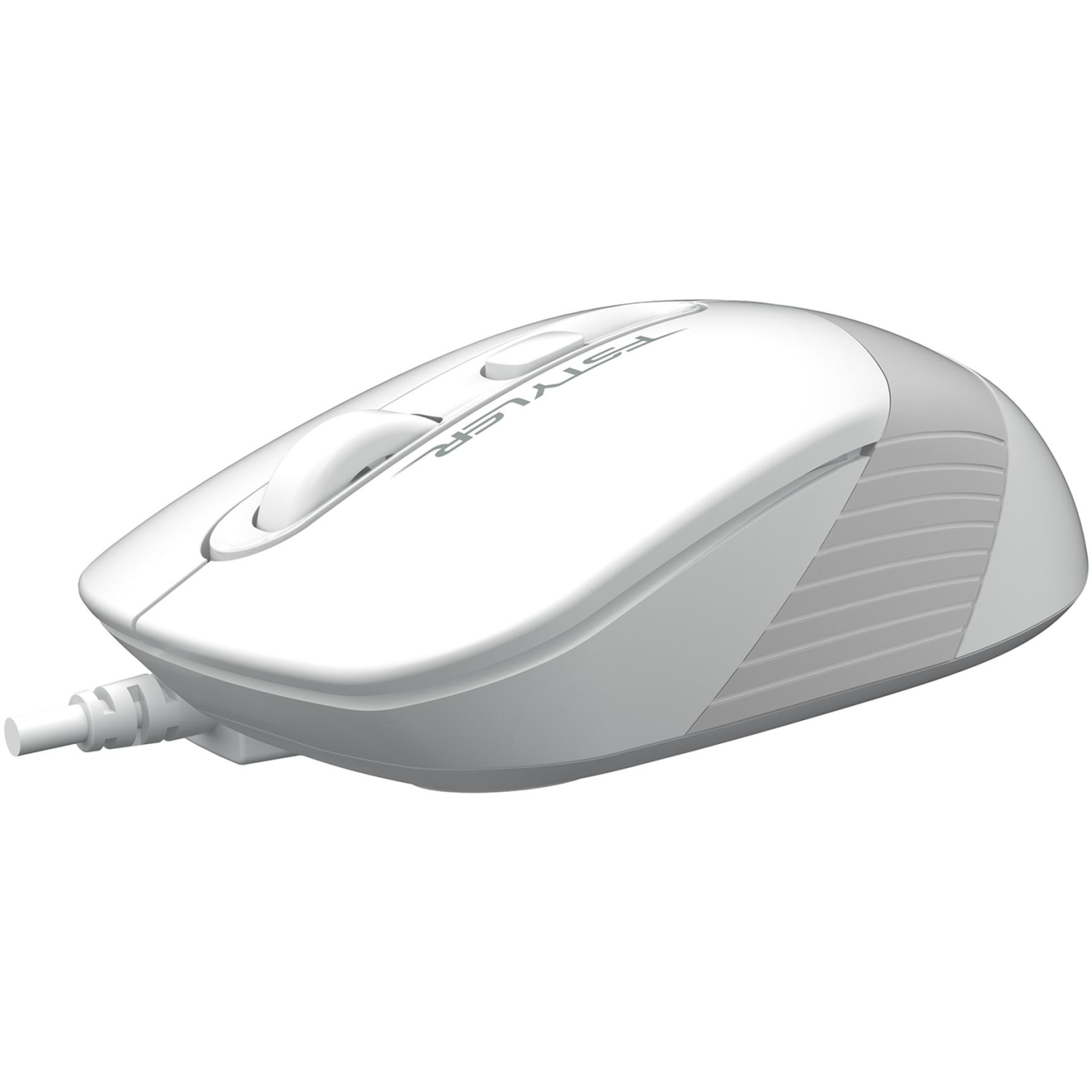 Мышь компьютерная A4Tech Fstyler FM10S белый/серый 1600dpi/USB/4but - фото 3