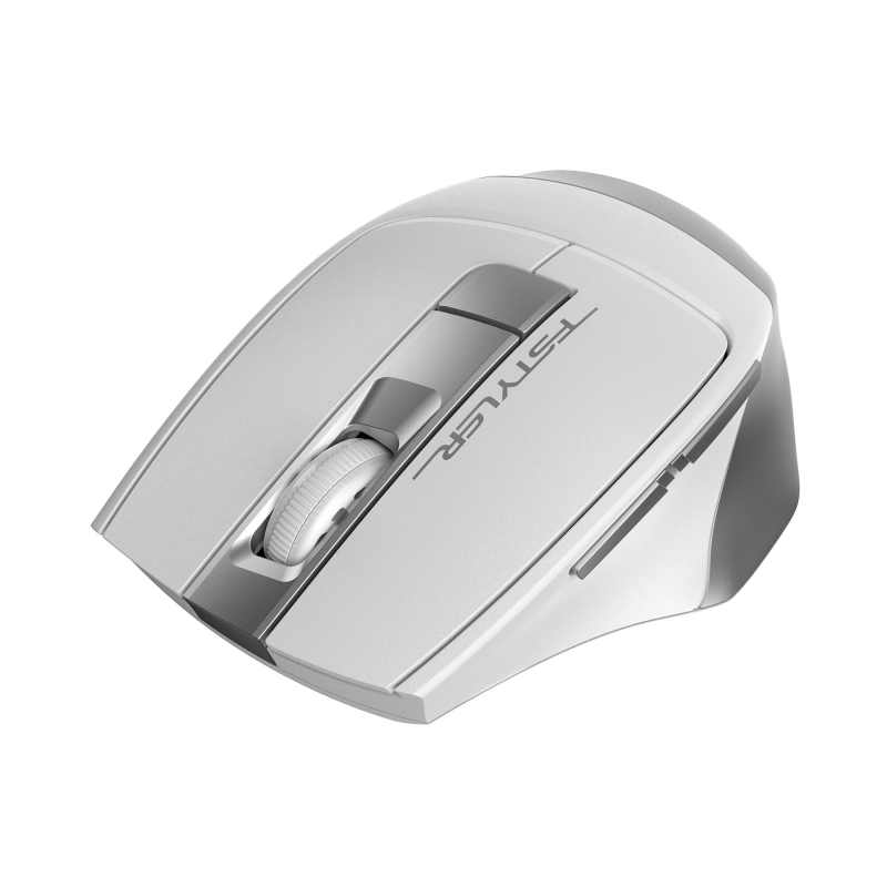 Мышь компьютерная A4Tech Fstyler FG35S серебристый/белый 2000dpi/WLS/5but - фото 1
