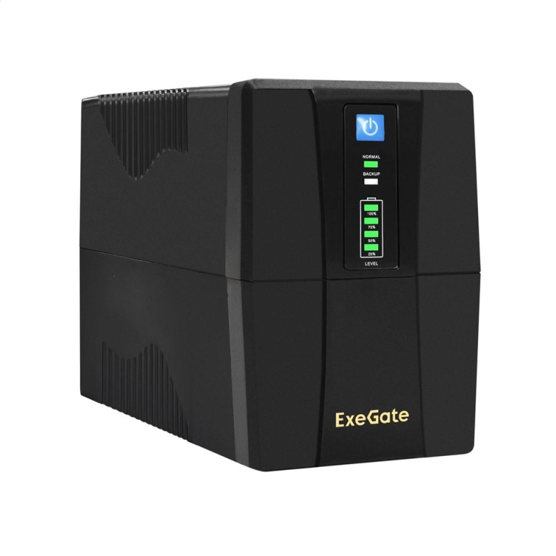 ИБП ExeGate Power Back BNB-850.LED.AVR.2SH 850VA/480W 2xEURO(EP285475RUS) - фото 1