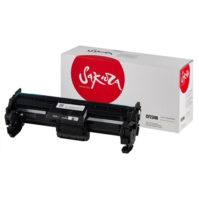 Драм-картридж Sakura CF234A (34A) чер. для HP LJ M106w/M134a/M134fn - фото 1