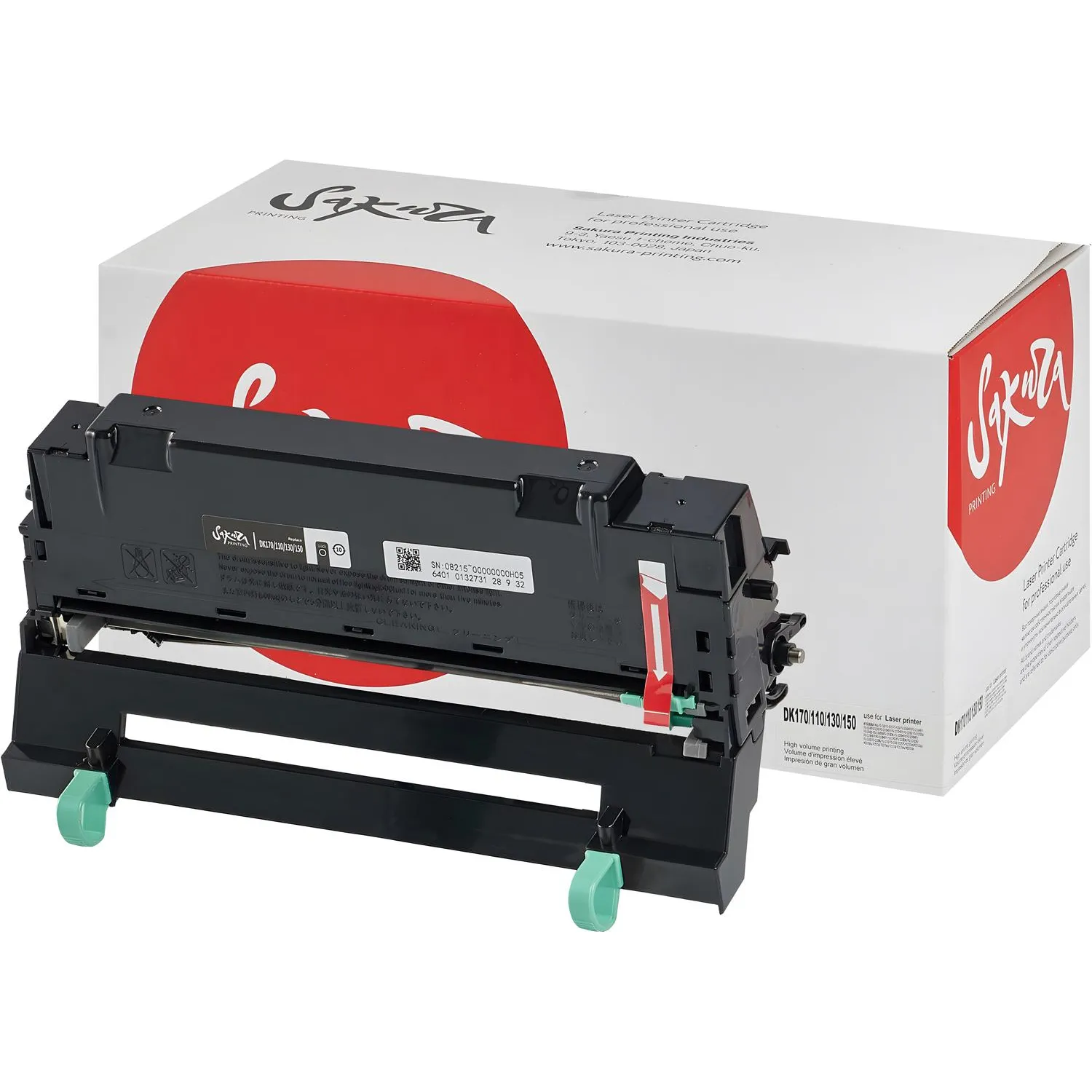Драм-картридж универсальный Sakura DK170/110/130/150 чер.для Kyocera - фото 1