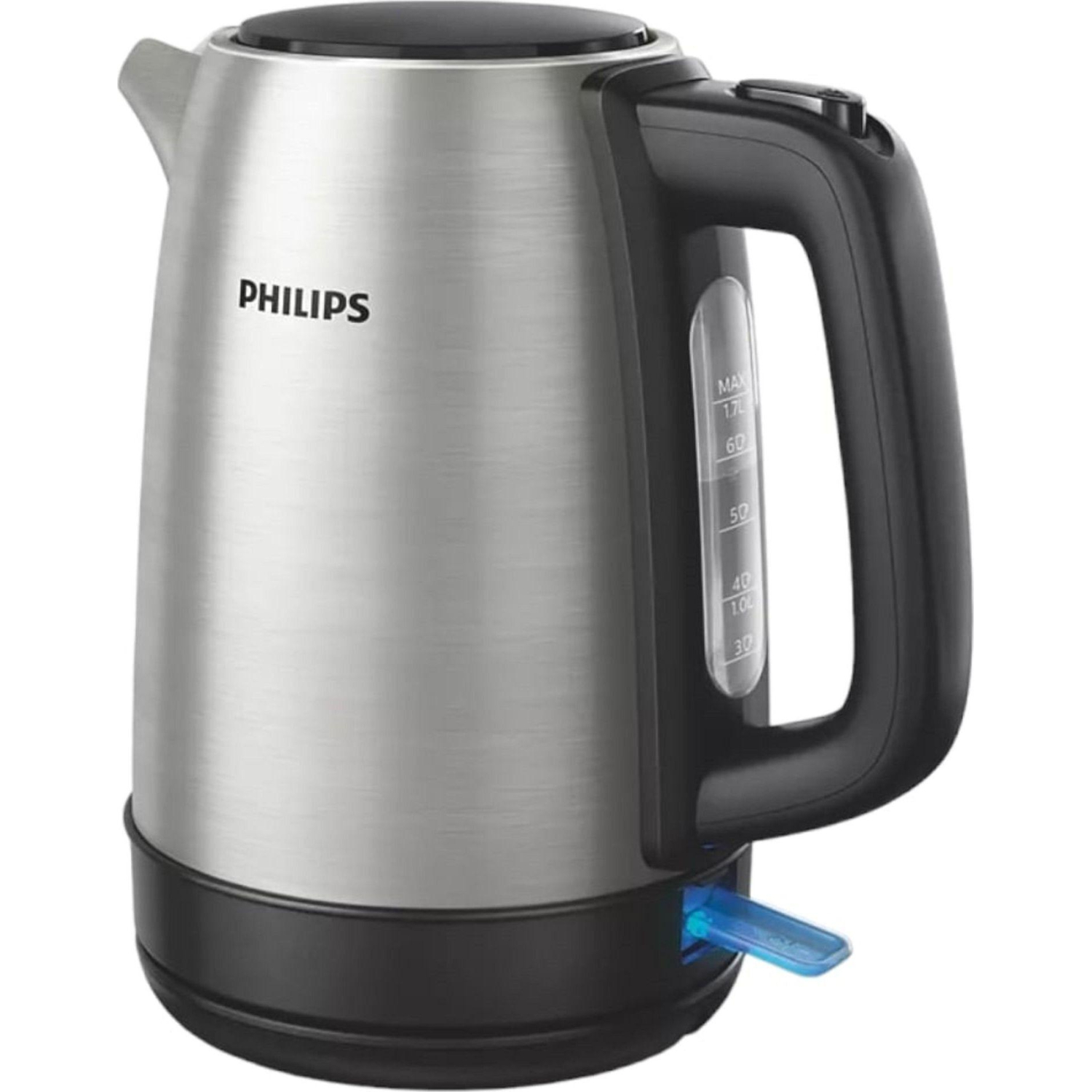 Чайник Philips HD9350/90, 2200Вт, 1,7л, нерж/черн. пластик - фото 4