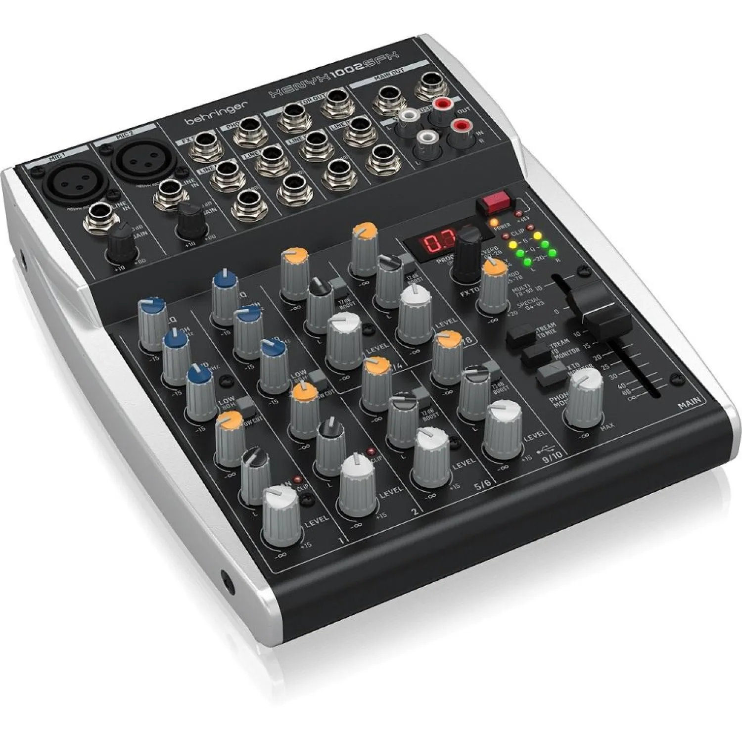 Микшерный пульт Behringer Xenyx 1002SFX, 10 канал., USB, процессор эффектов - фото 2