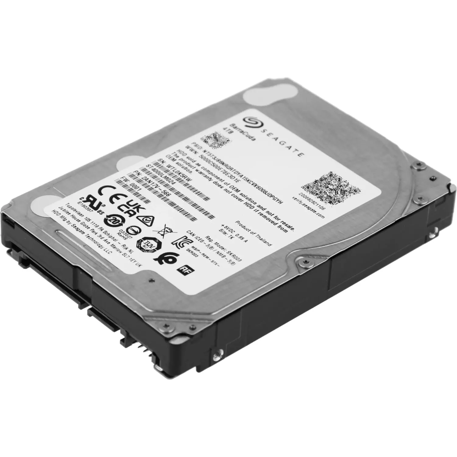 Жесткий диск Seagate 4TB, SATA, 5400rpm, 128MB(ST4000LM024) - фото 4
