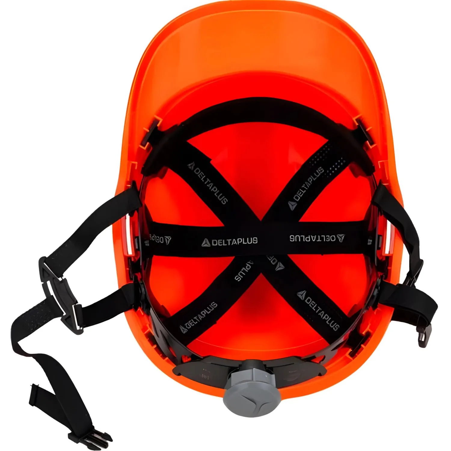 Каска защитная DELTA PLUS BASEBALL DIAMOND V UP, оранжевая (DIAM5UPORFL) - фото 4