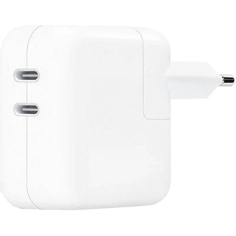 Зарядное устройство Apple (MNWP3ZM/A) 35W Dual USB-C Port - фото 1
