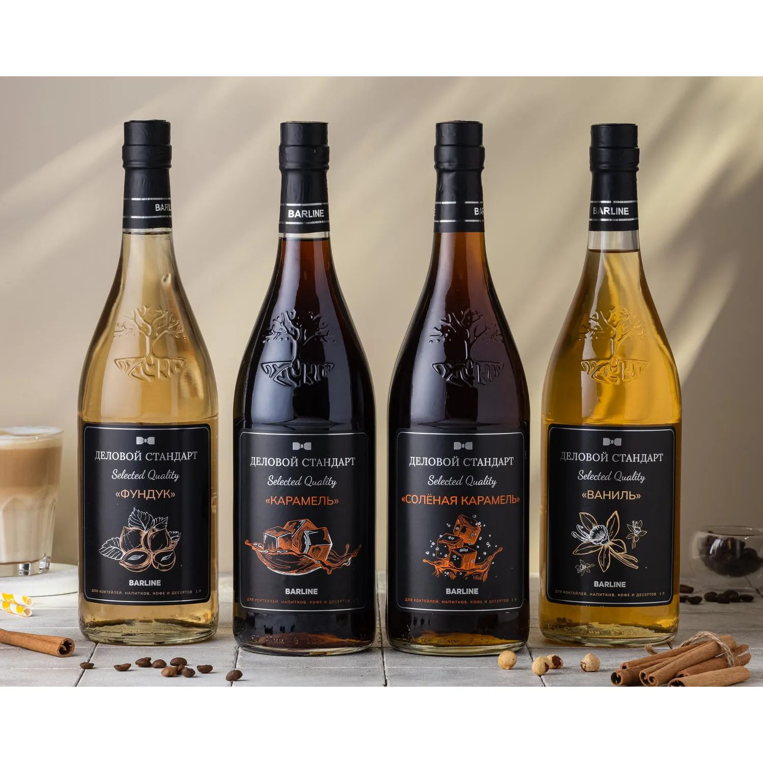 Сироп Деловой Стандарт Соленая карамель, стекло, 1л - фото 5