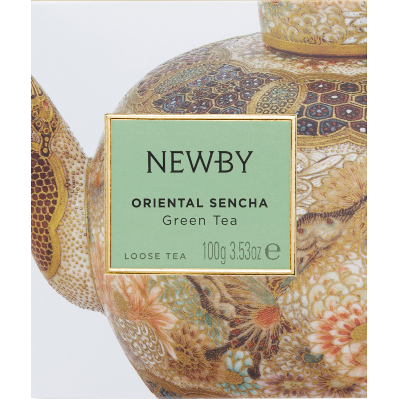 Чай Newby Oriental Sencha зеленый листовой, 100г - фото 1