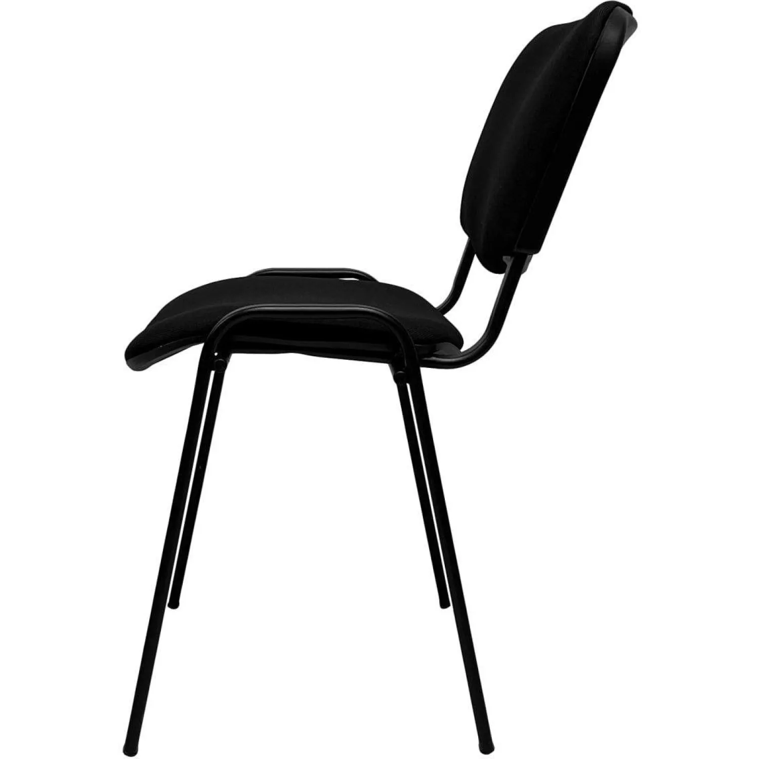 Стул КО_EChair Rio(ИЗО) РС01.00.10 ткань черная 101, каркас черный - фото 3