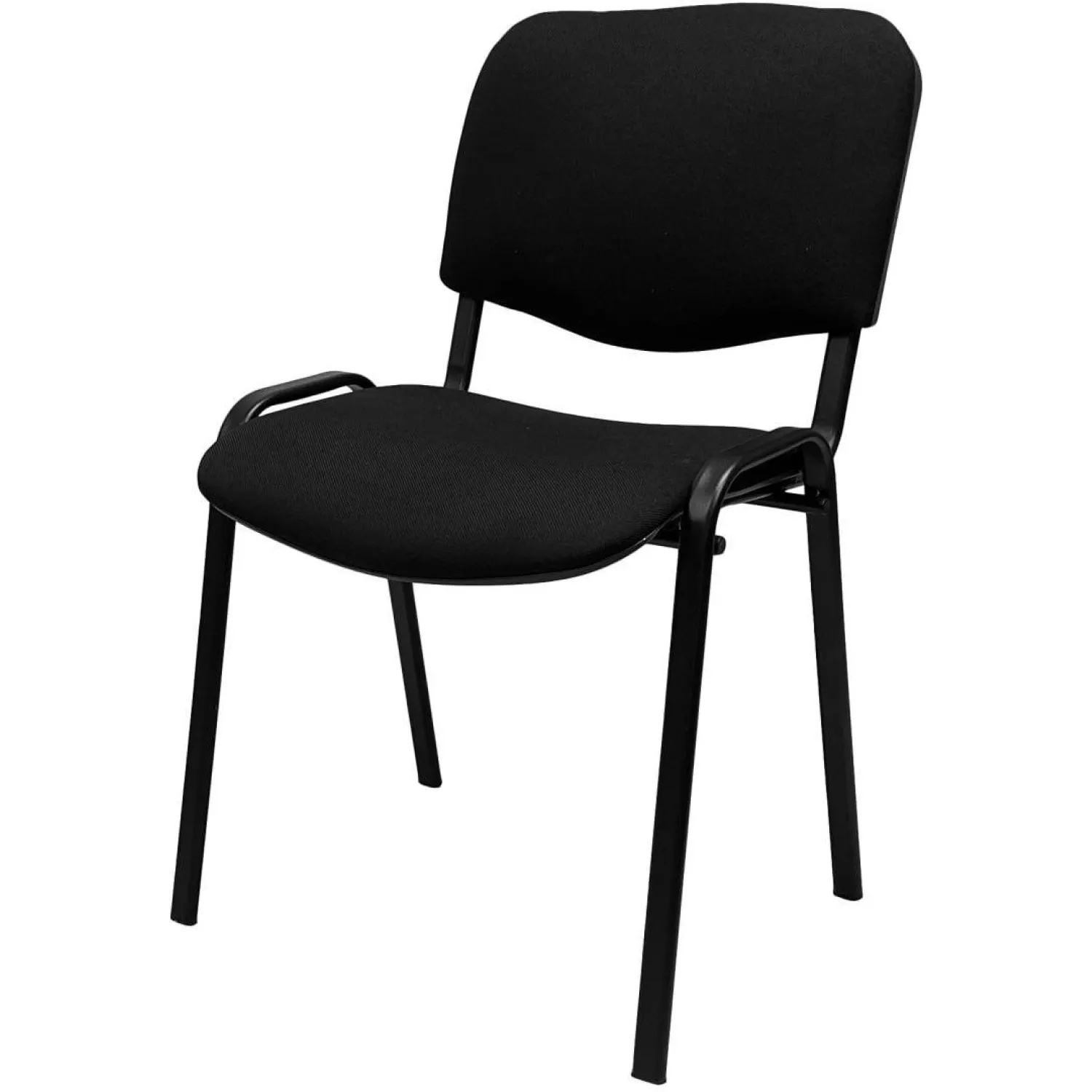 Стул КО_EChair Rio(ИЗО) РС01.00.10 ткань черная 101, каркас черный - фото 5